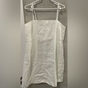 Elegant White Mini Dress